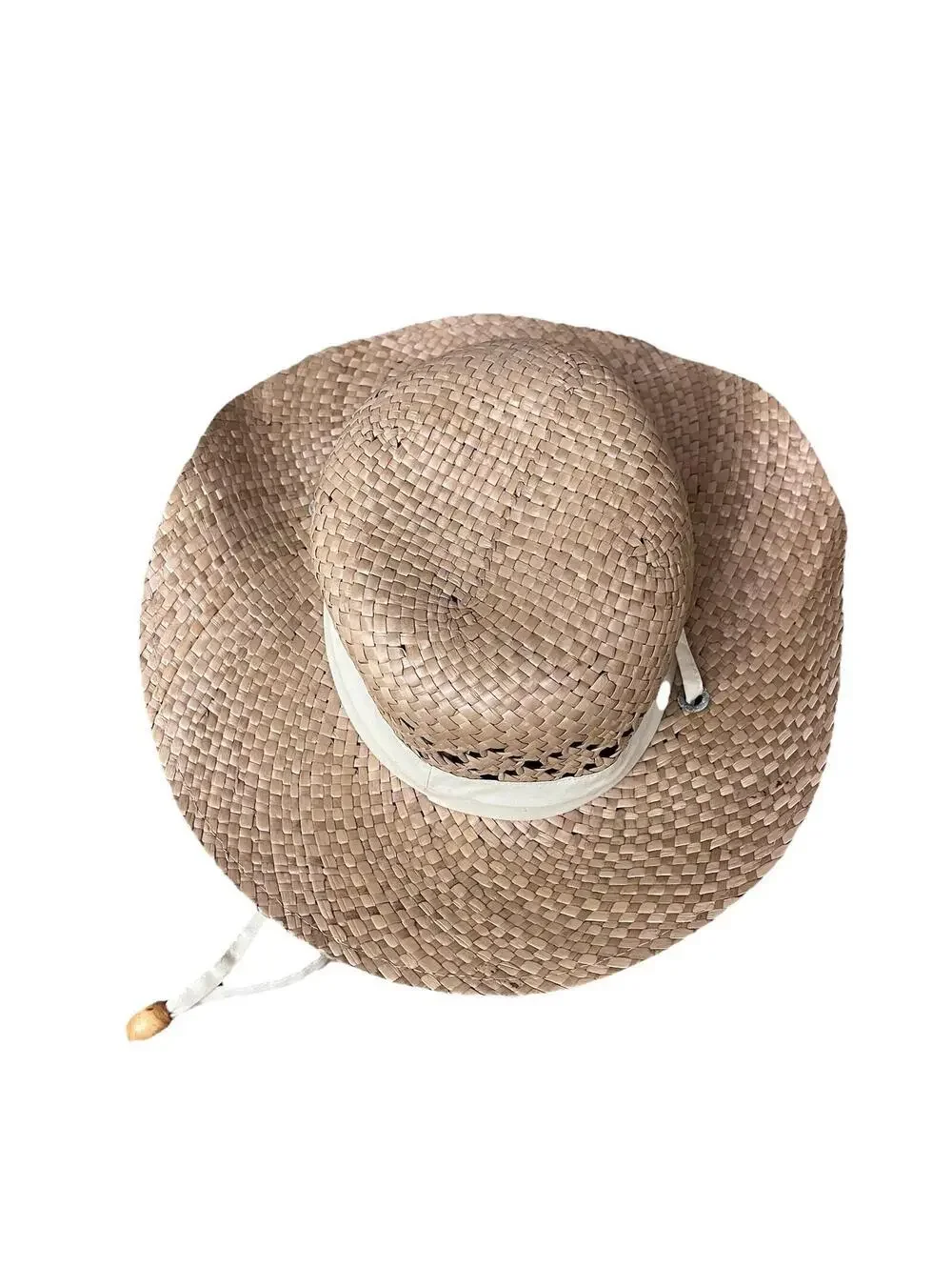 Columbia Seagrass Straw Hat L/XL Natural Woven Wide Brim Sun Hat Beach